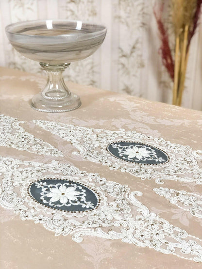 Yesim Powder Pink Tablecloth